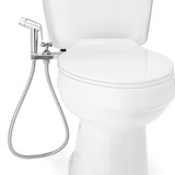 Brondell CleanSpa Easy Hand-held Bidet Holster with Integrated Shut Off Side View