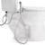 Brondell CleanSpa Easy Hand-held Bidet Holster with Integrated Shut Off Close Up Installation