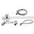 Brondell CleanSpa Easy Hand-held Bidet Holster with Integrated Shut Off Parts
