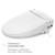 Brondell Swash DR802 bidet toilet seat closed from a side view