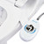 Brondell SouthSpa essential left-handed bidet attachment control from a side view
