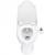Brondell SouthSpa advanced single nozzle left-handed bidet attachment installed to the toilet