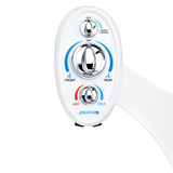 Brondell SouthSpa advanced left-handed bidet attachment with dual nozzle control