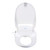 Brondell Swash 300 bidet toilet seat opened from a front view