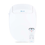 Brondell Swash 300 bidet toilet seat and remote control from a top view
