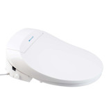 Brondell Swash 300 bidet toilet seat closed from a side view