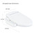 Brondell Swash SE400 elongated bidet toilet seat dimensions are 18.5 inch width, 6.1 inch height, and 20.9 inch length.