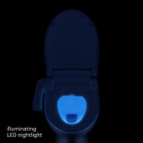 Brondell Swash SE400 bidet toilet seat illuminating LED nightlight