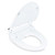 Brondell Swash SE600 bidet toilet seat and remote control right view, lid open