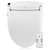 Brondell Swash BL97 bidet toilet seat and remote control on the right from a top view