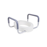 carex toilet seat riser with handles