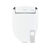 Brondell Swash DS725 bidet toilet seat and remote control from a top view