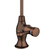 Sequoia water filter faucet in antique bronze with filter change indicator