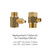 hot and cold water t-valve for FSW20