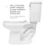 Image of FreshSpa Thinline Precision Essential Bidet Attachment. Slim, comfortable profile; designed for easy installation beneath your existing seat. Turn your existing toilet into a hygienic bidet.