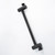 Nebia Adjustable Shower Arm Matte Black with a white background