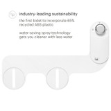Brondell SimpleSpa Eco
Essential Bidet Attachment is the first to incorporate 65% recycled ABS plastic