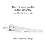 T22 bidet toilet seat is the thinnest profile in the industry at just 99 millimeters high
